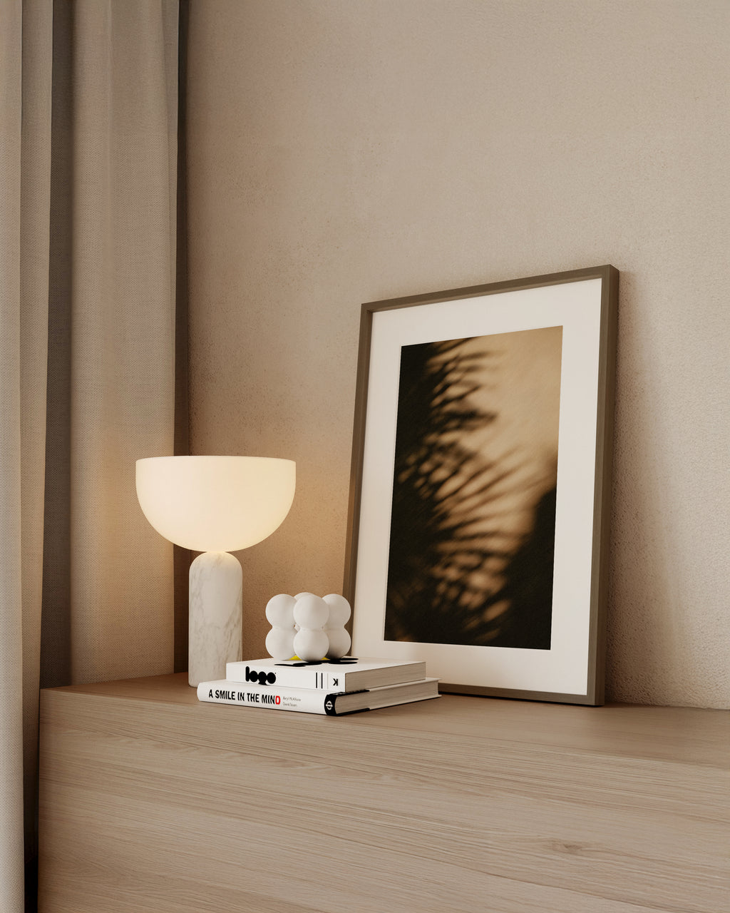 Dusk Geometry | Palm Shadows Print