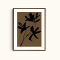 The Night Garden | Abstract Botanical Art Print