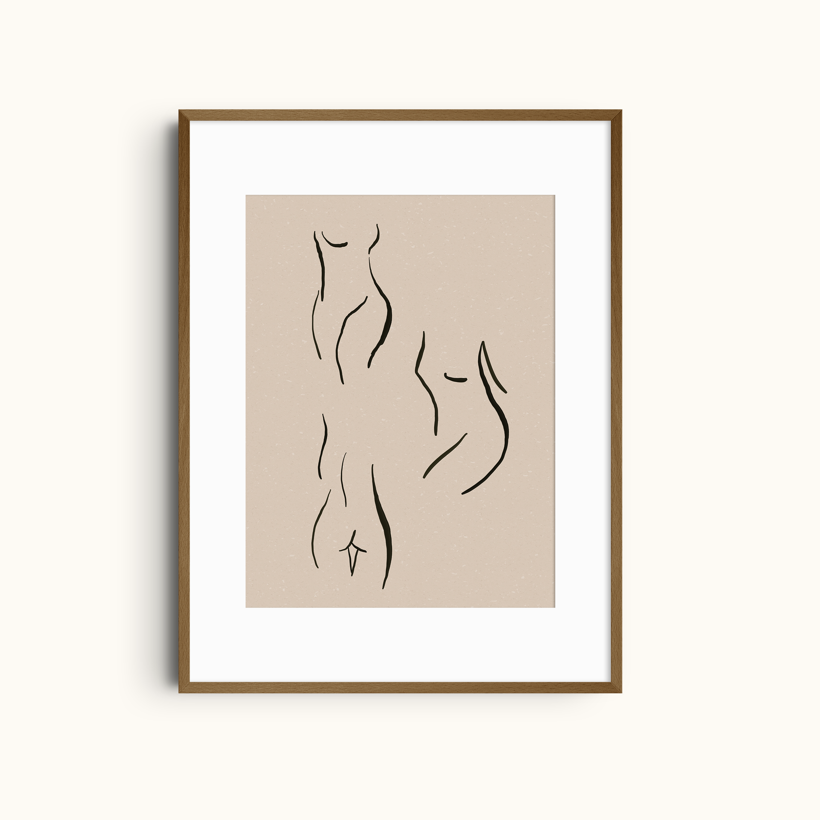 Body Language | Minimalist Female Line Art Print