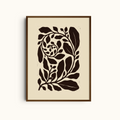 Botanical Rhythm | Organic Linocut Wall Art