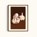 Mediterranean Garlic | Sculptural Art Print