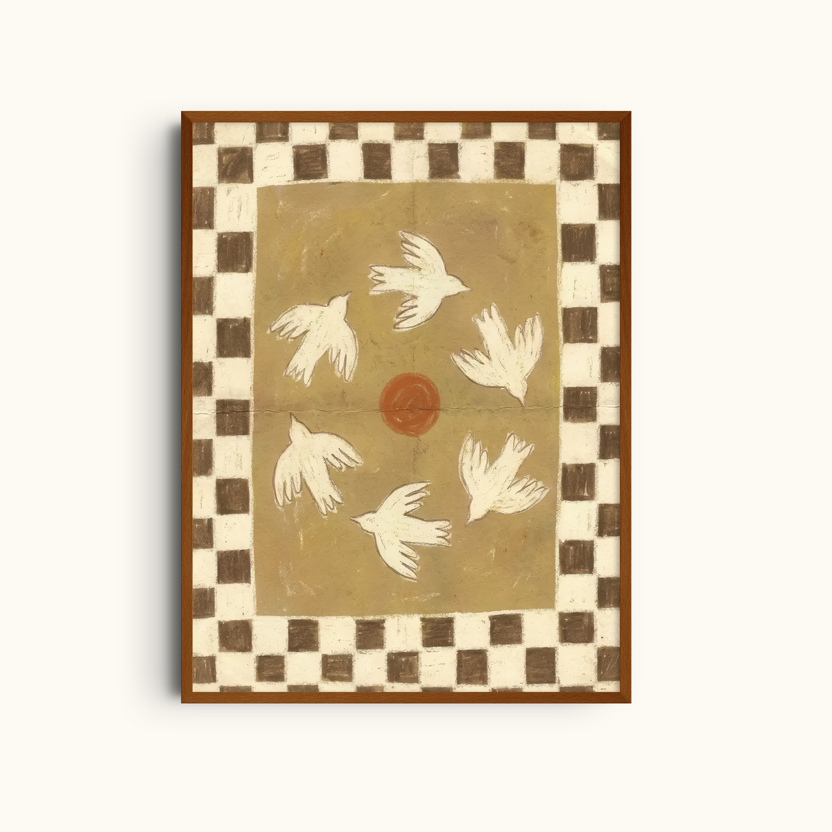 Circling the Sun | Contemporary Folk Art Print