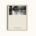 A Wet Day on the Boulevard |  Black and White Photography
