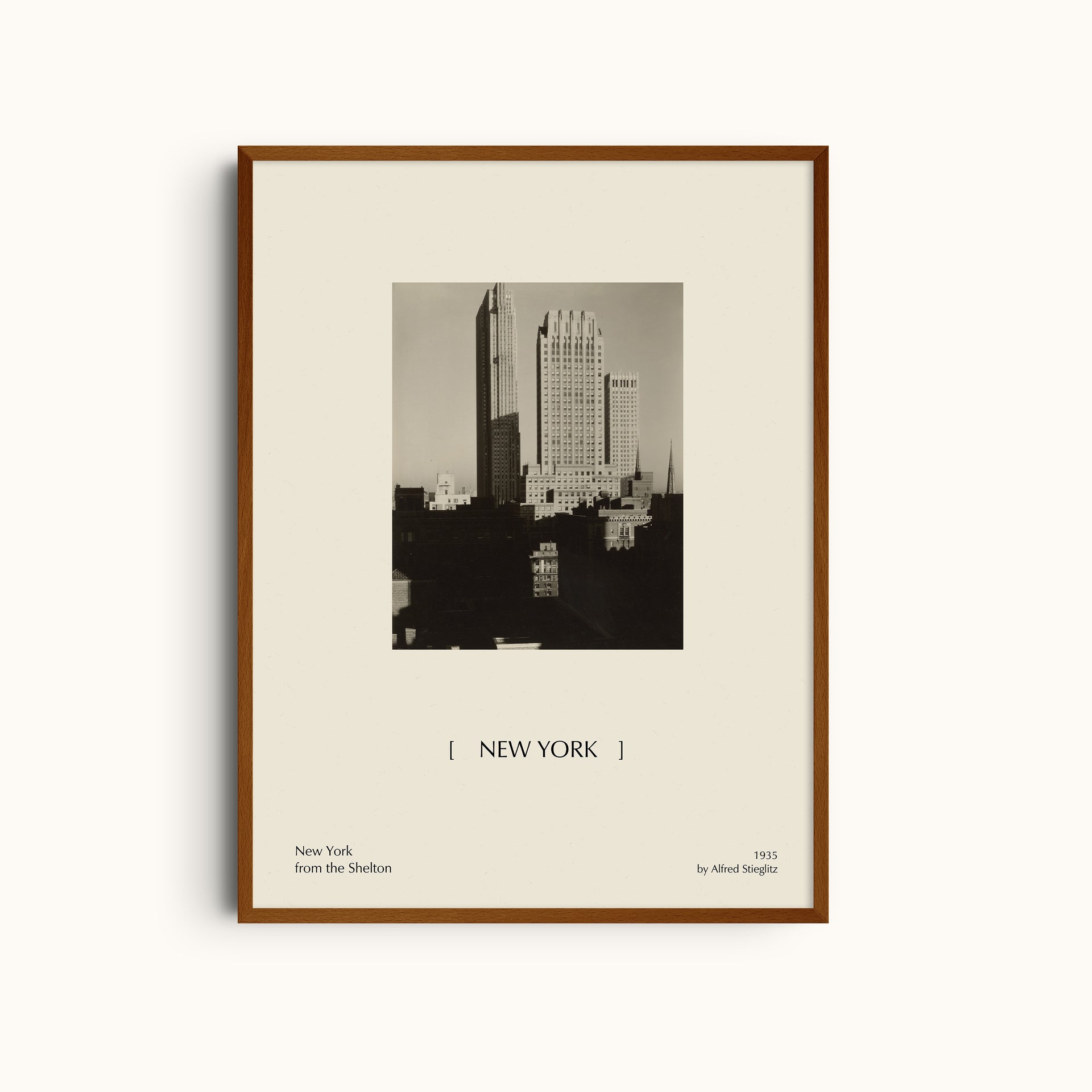 New York | Modern Architectural Photography Print by Alfred Stieglitz