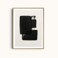 Black Structure | Contrast Art Print