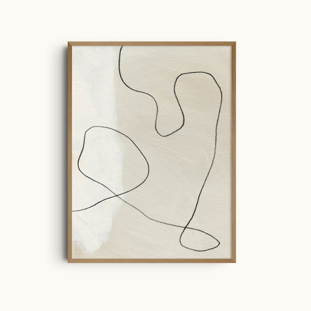 Flow Line |  Simple Art Print