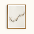 Charcoal Path | Minimalist Linework Print Art