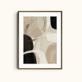 Warm Shapes | Organic Geometric Forms Print