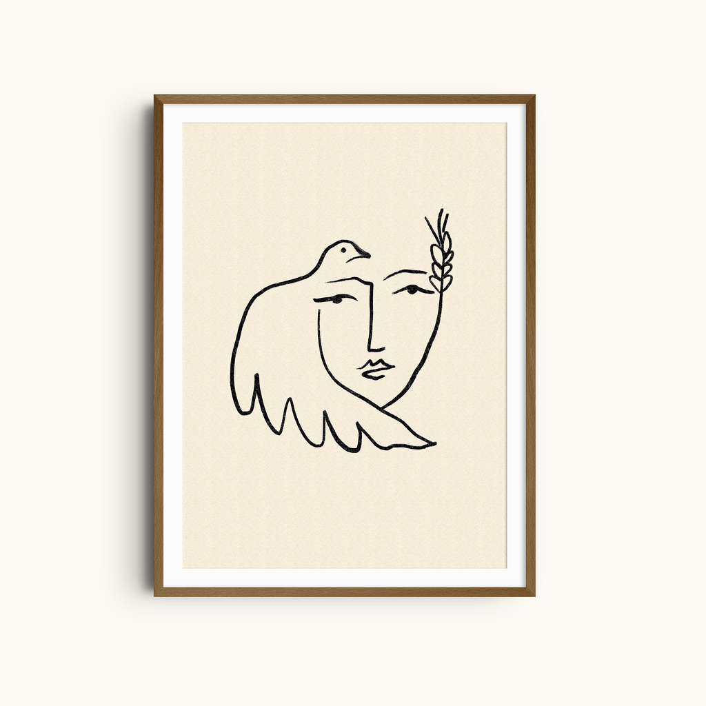 Inner Sanctuary | Woman Face Art Print