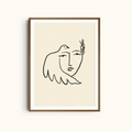 Inner Sanctuary | Woman Face Art Print