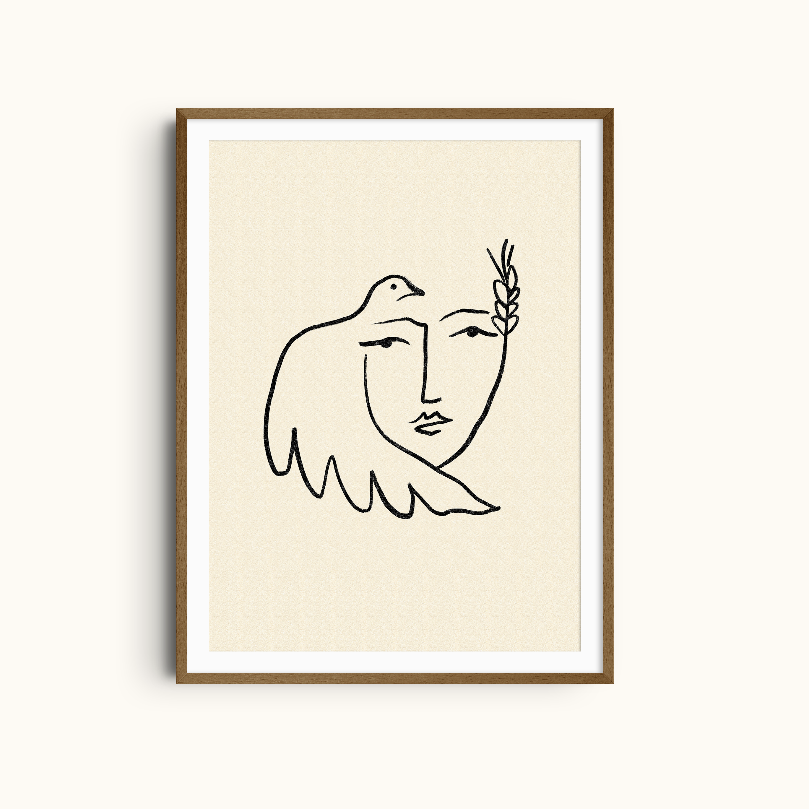 Inner Sanctuary | Woman Face Art Print