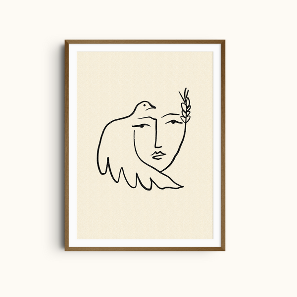 Inner Sanctuary | Woman Face Art Print