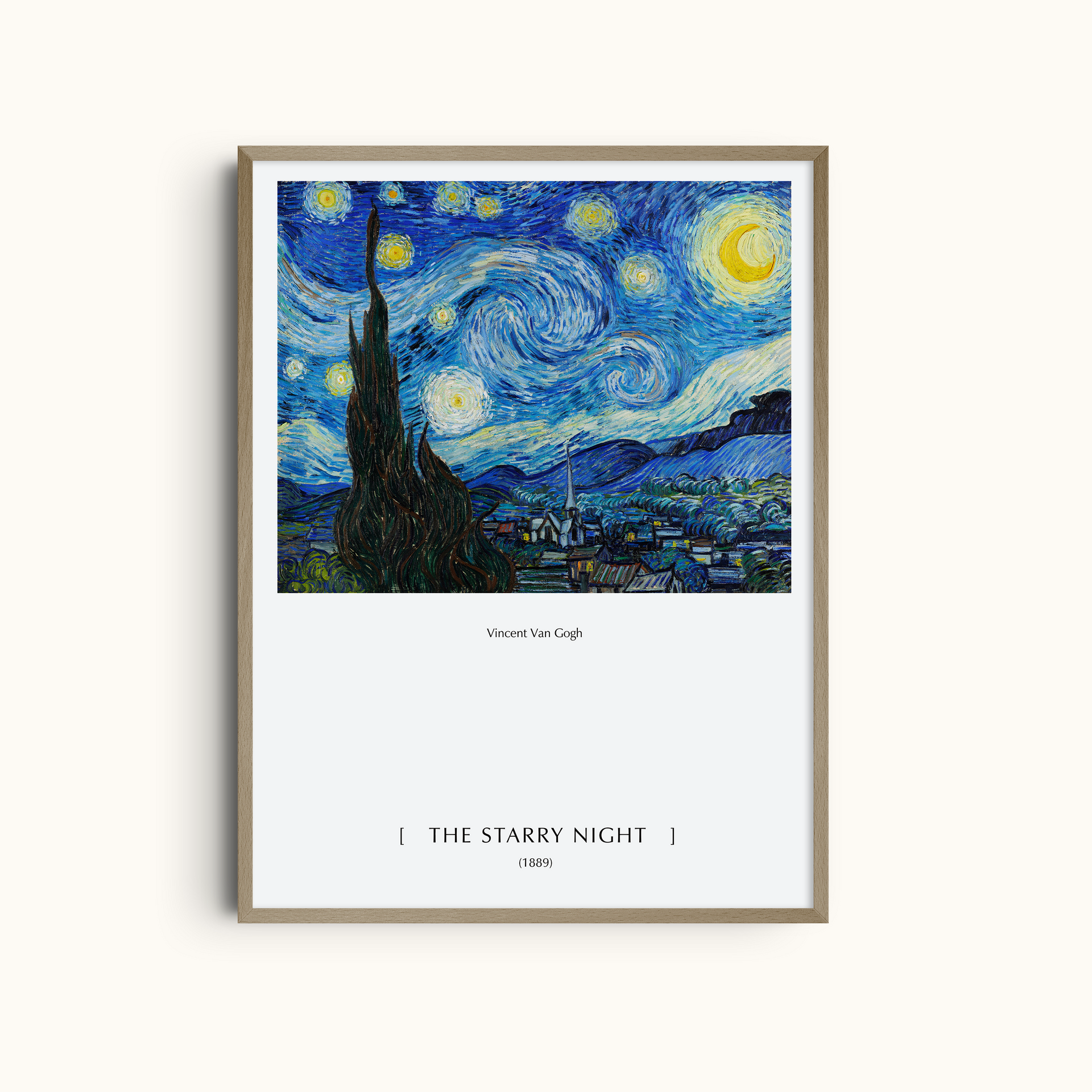 The Starry Night Art Print | Vincent van Gogh (1889)