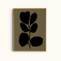 Dark Botanical | Leaf Art Print