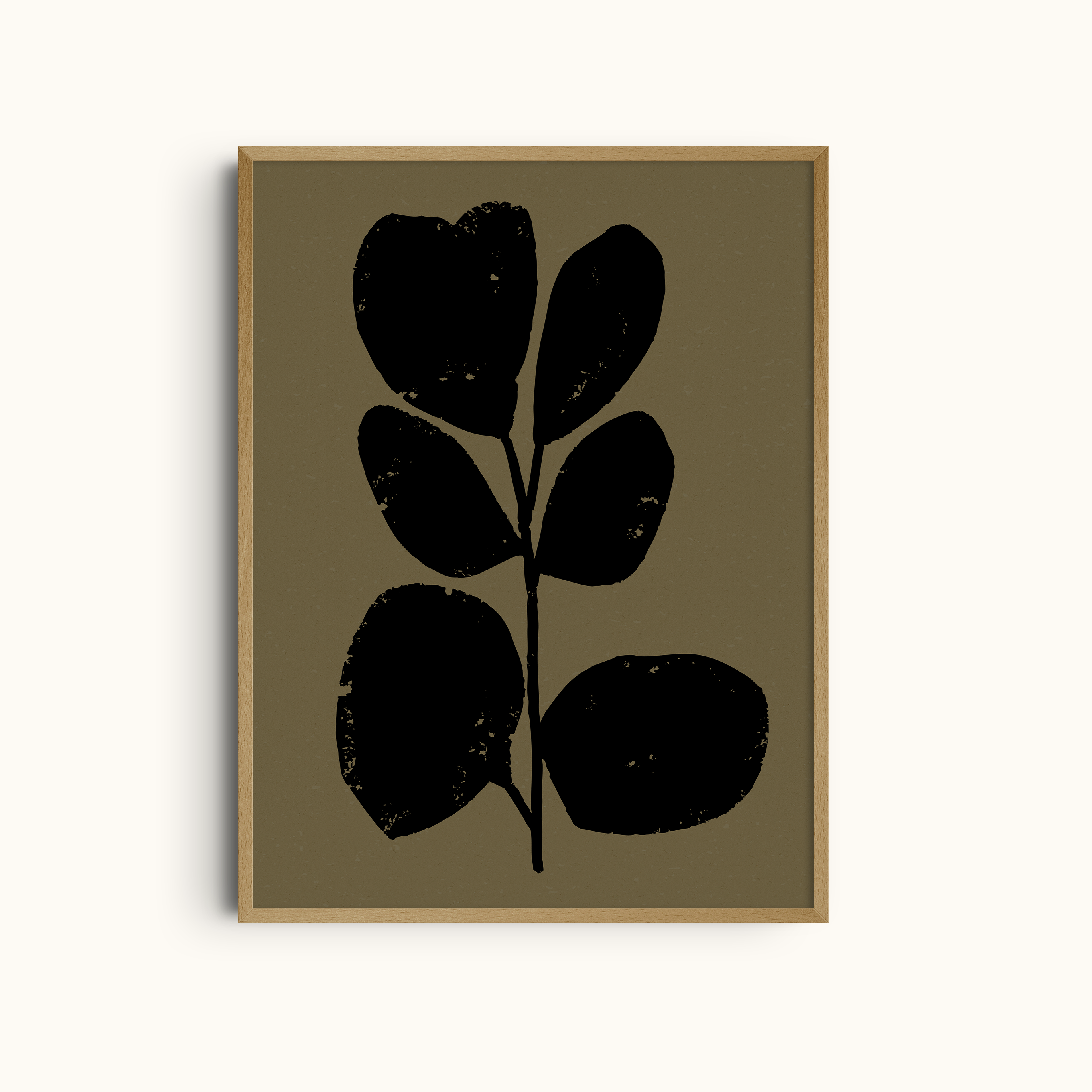 Dark Botanical | Leaf Art Print