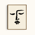 Quiet Within | Abstract Face Art Print