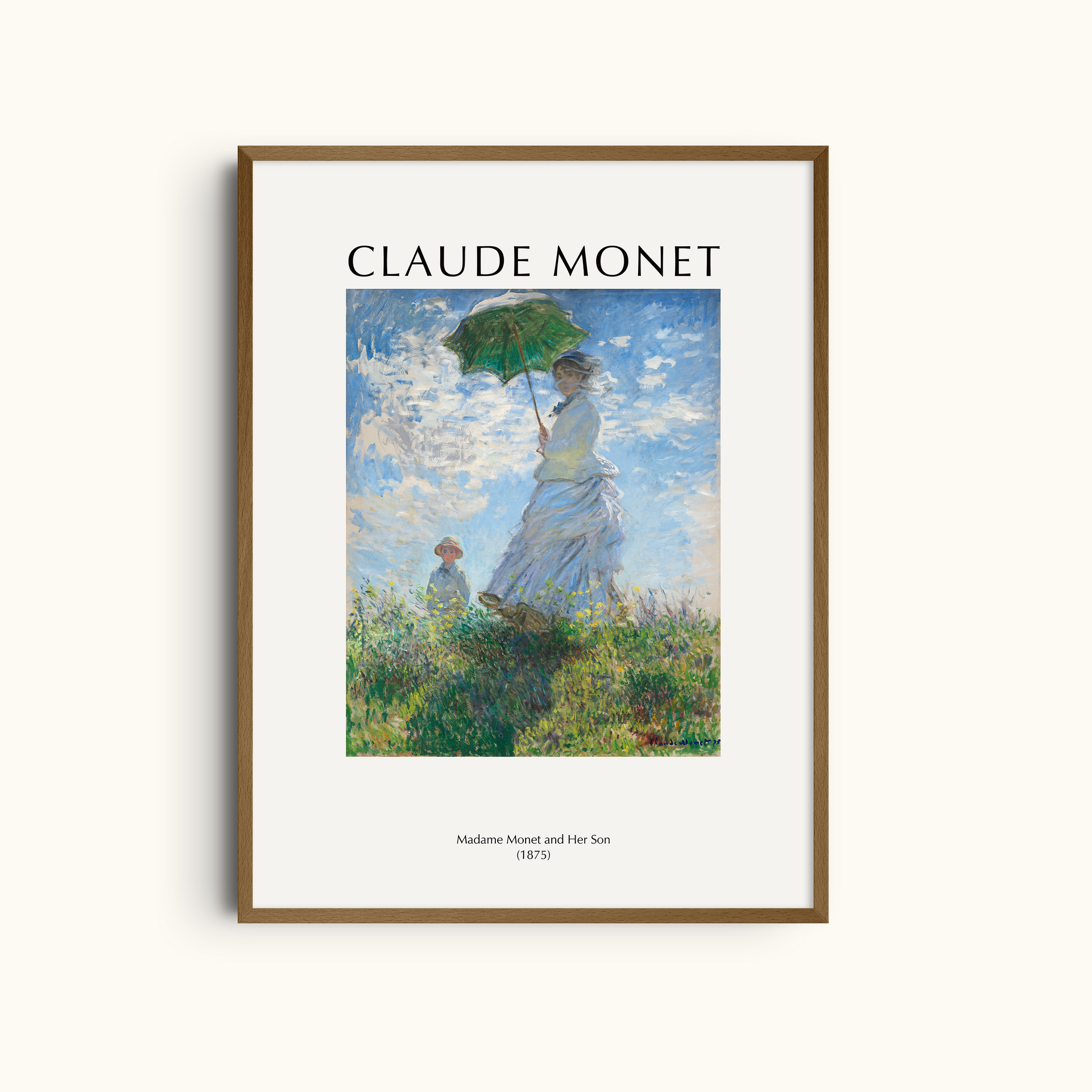 Claude Monet | Madame Monet and Her Son (1875)