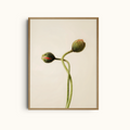 Moving Pair | Green Buds Print
