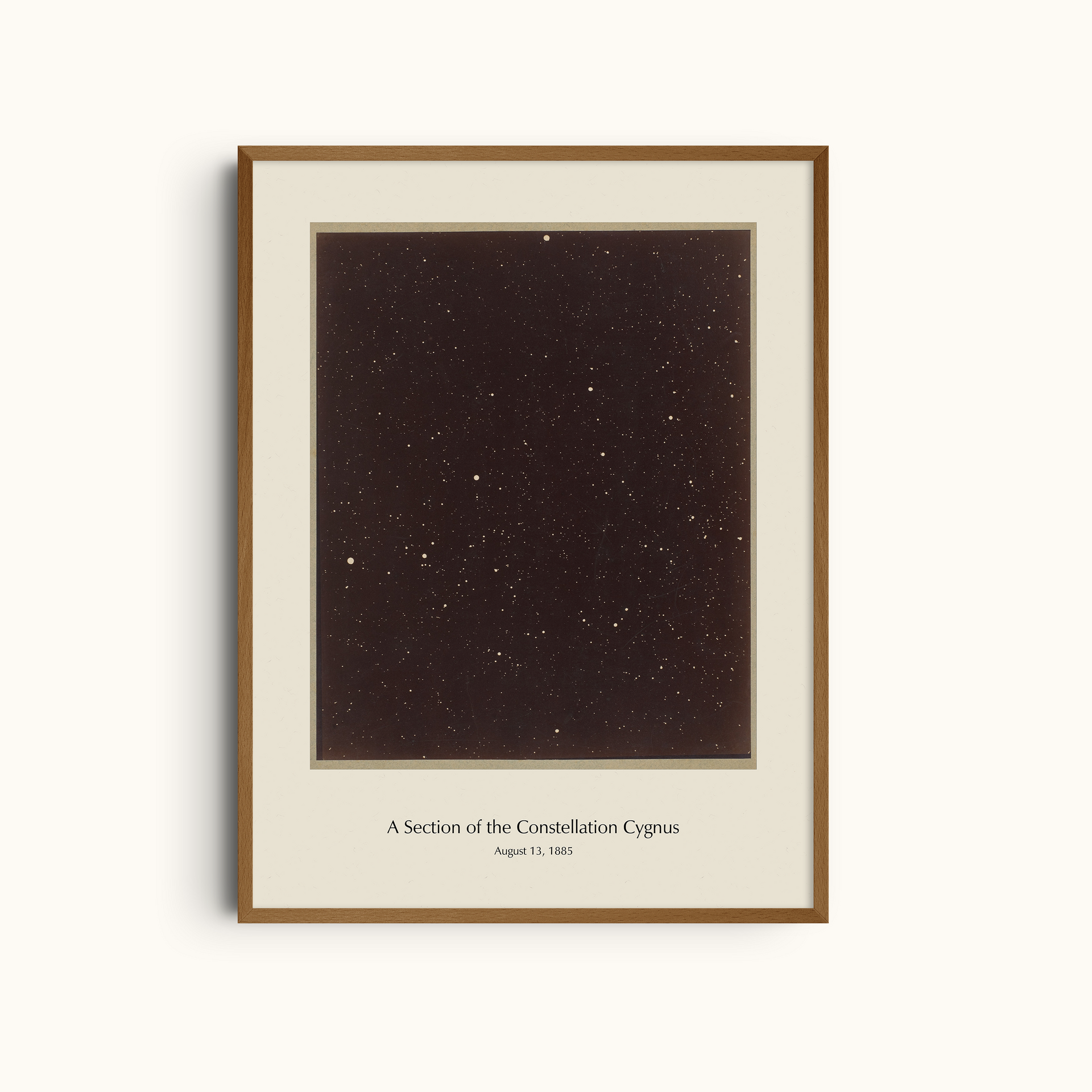 Cygnus Night | Minimalist Star Map Wall Art Print