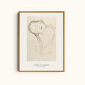 Half-Figure of a Young Woman by Gustav Klimt | Fine Art Print