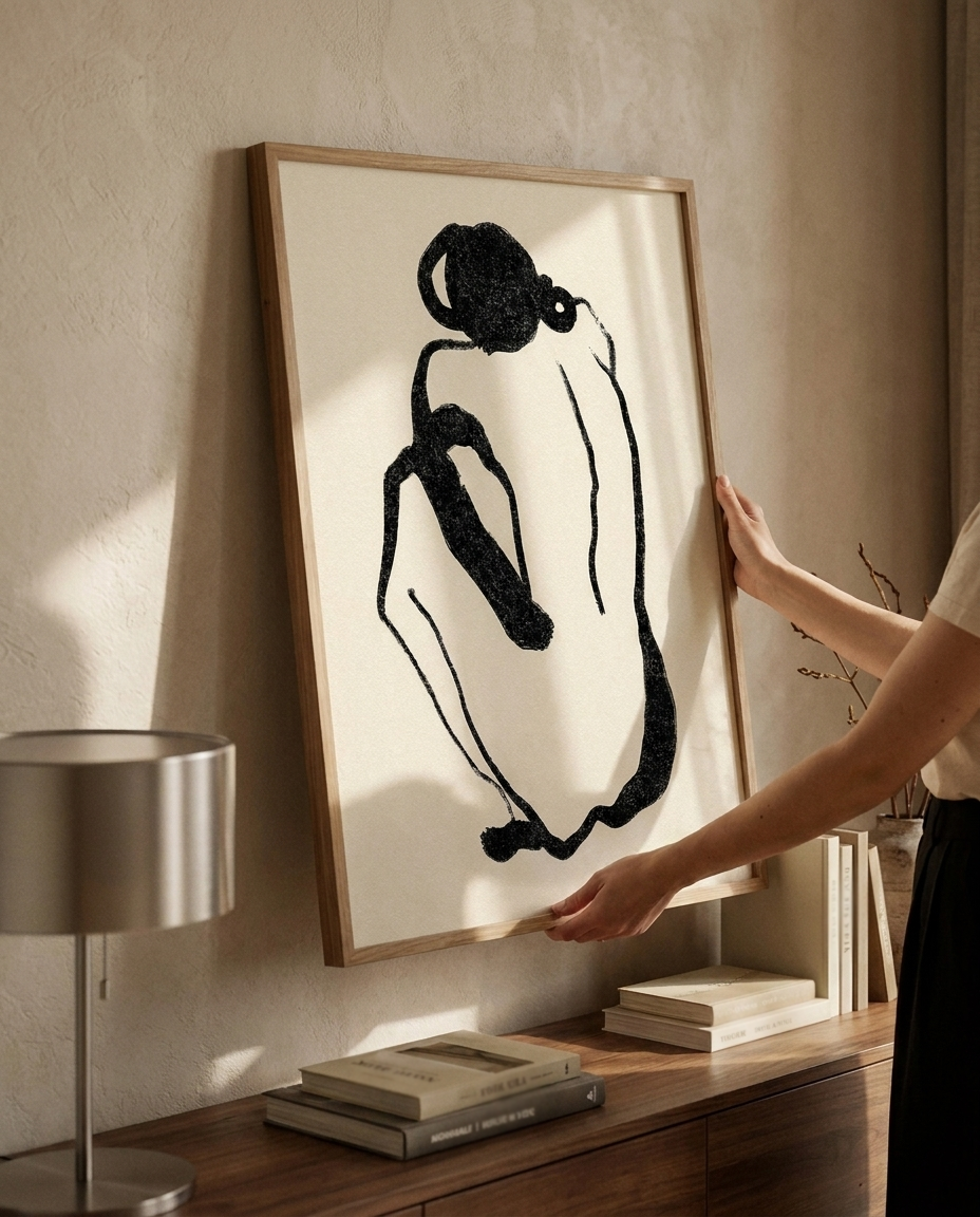 Her Own Space | Woman Figure Art Print