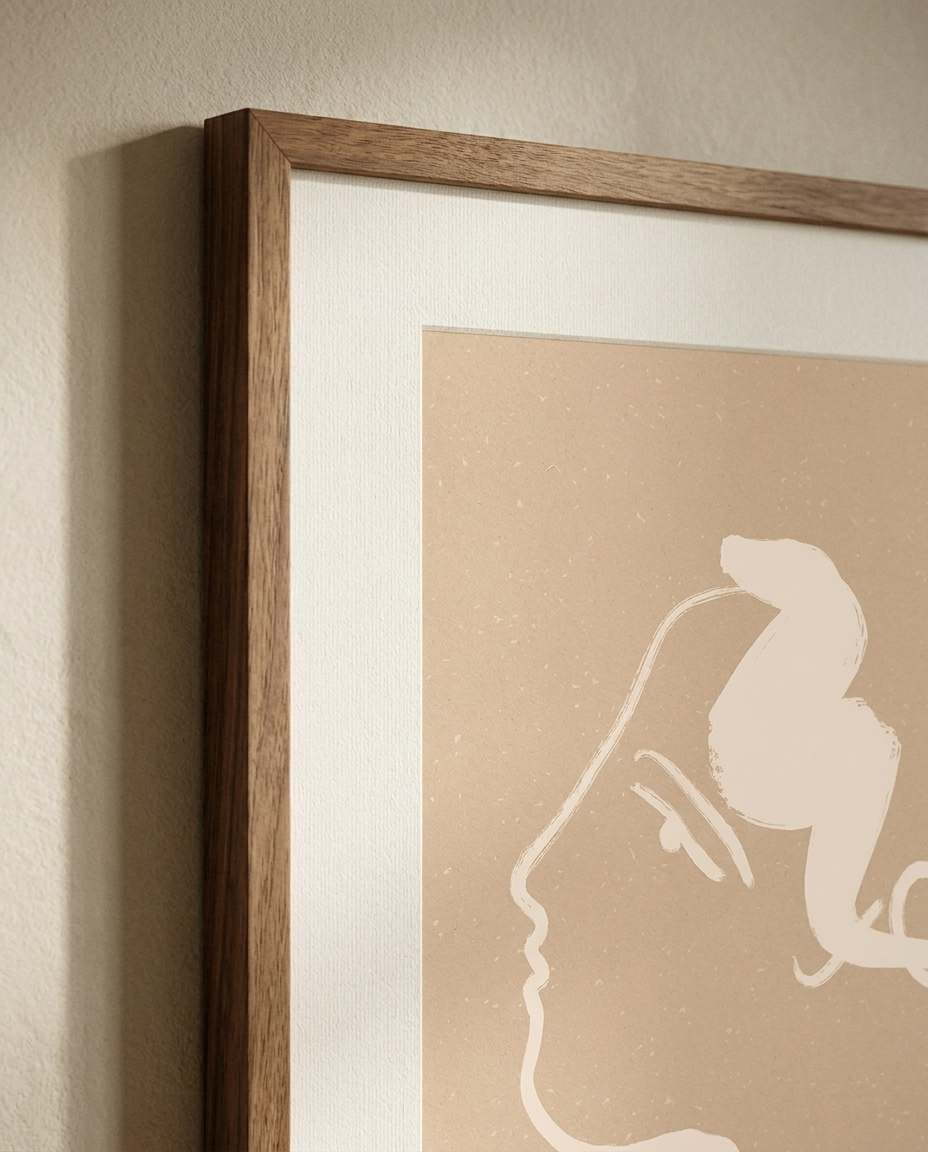 La Muse | Minimalist Female Portrait Art Print
