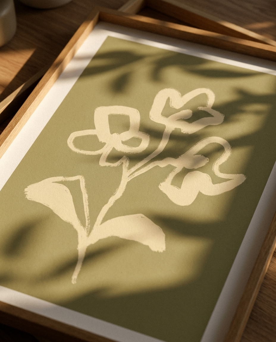 Sage Blossom | Floral Art Print