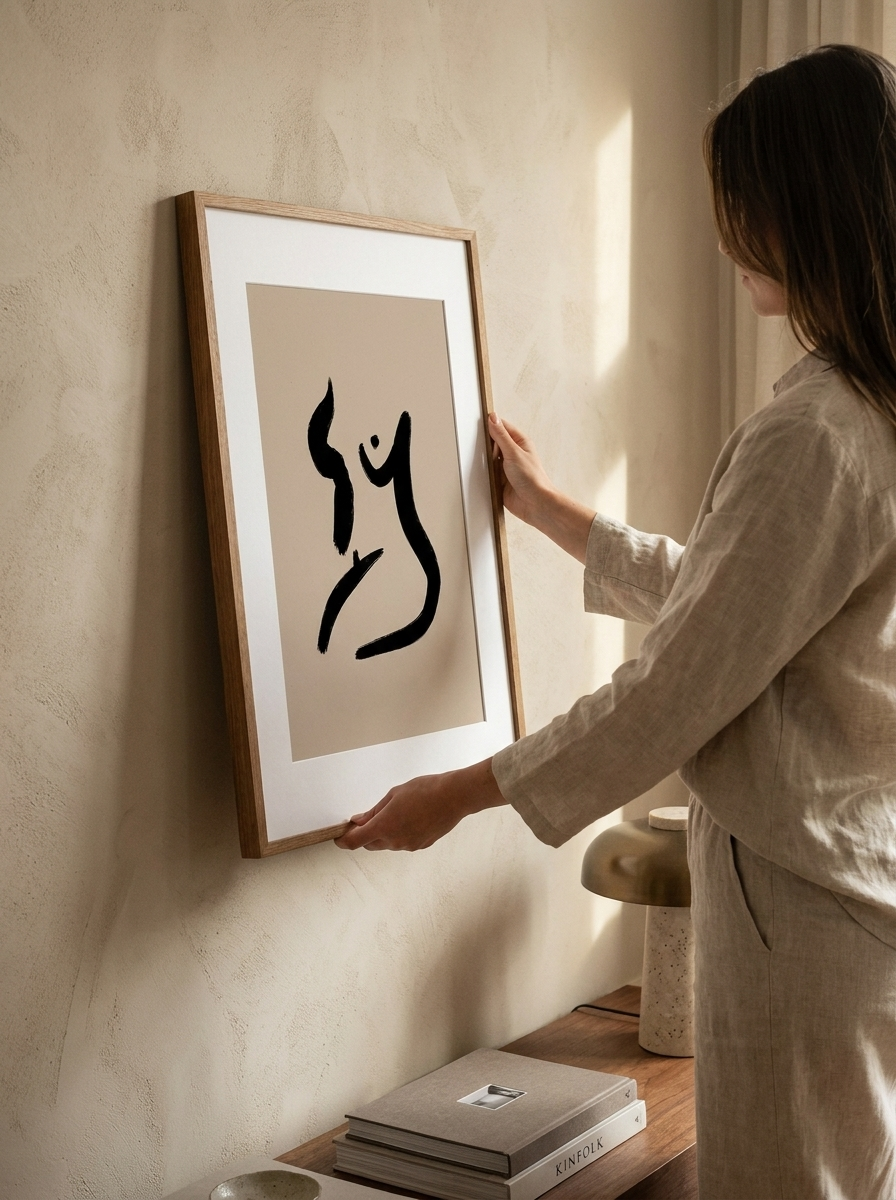 The Embrace | Abstract Figurative Art Print