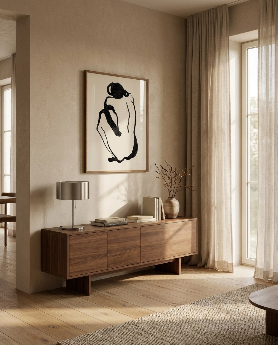 Her Own Space | Woman Figure Art Print