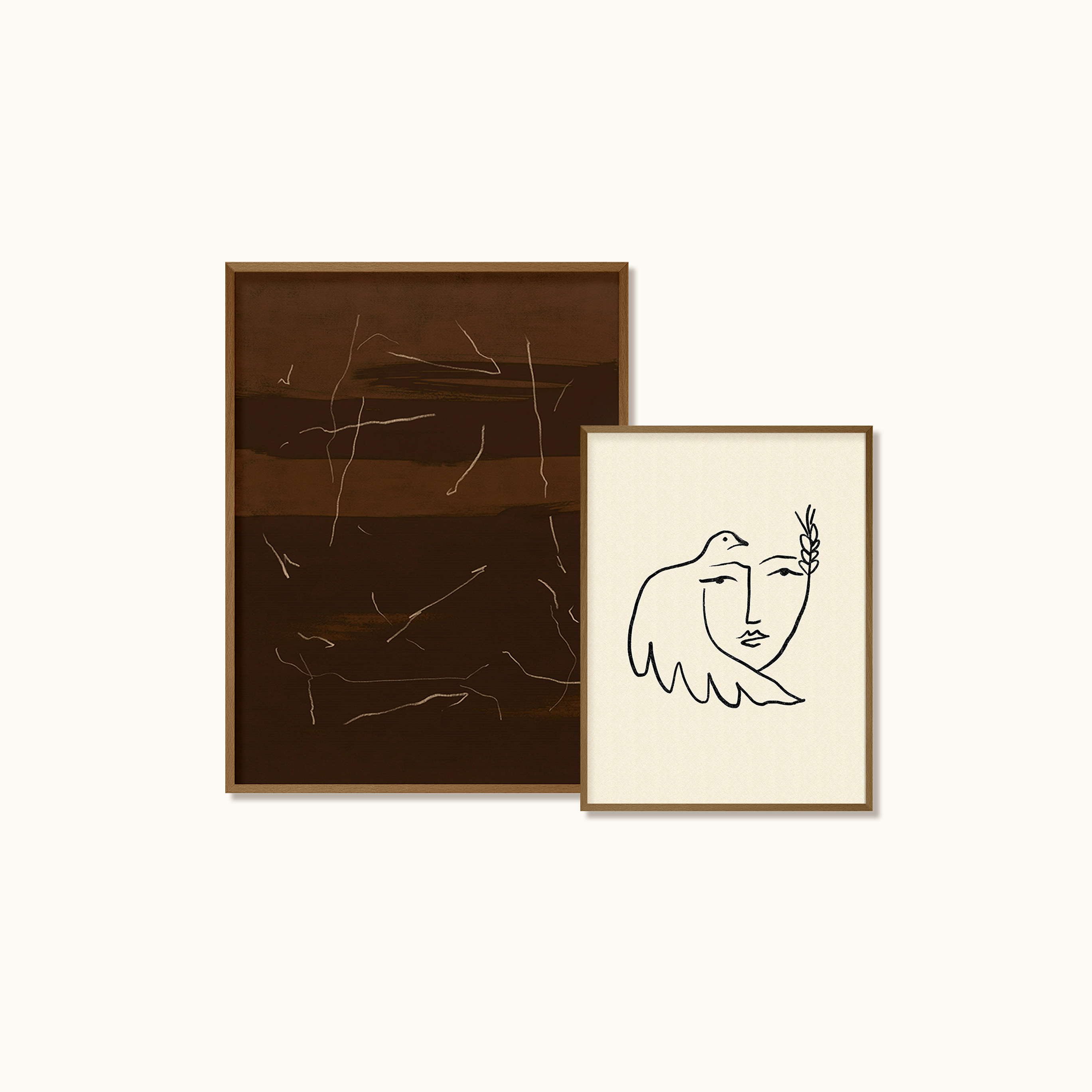 Poetic Contrast | Set of 2