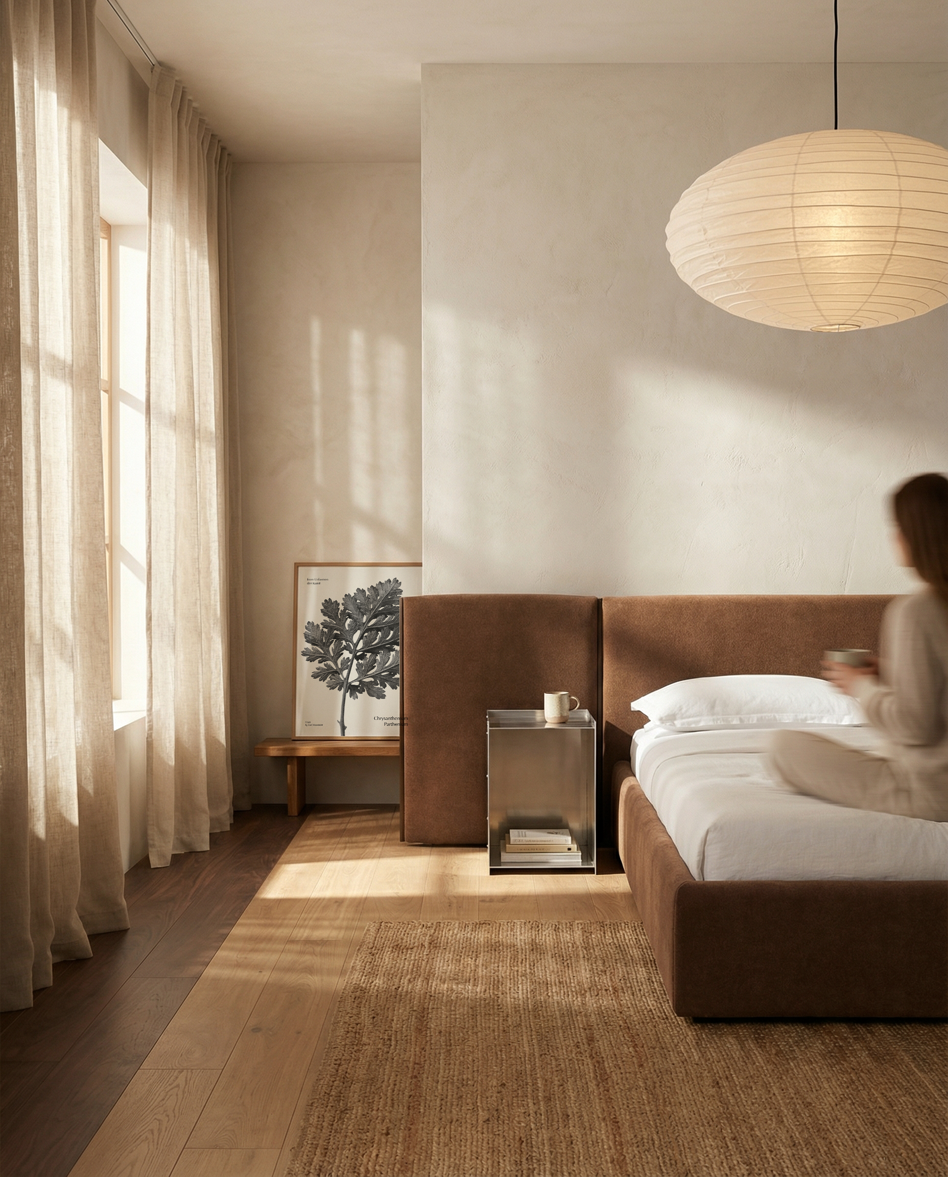 Chrysanthemum Parthenium | Minimalist Botanical Photography Wall Art Print