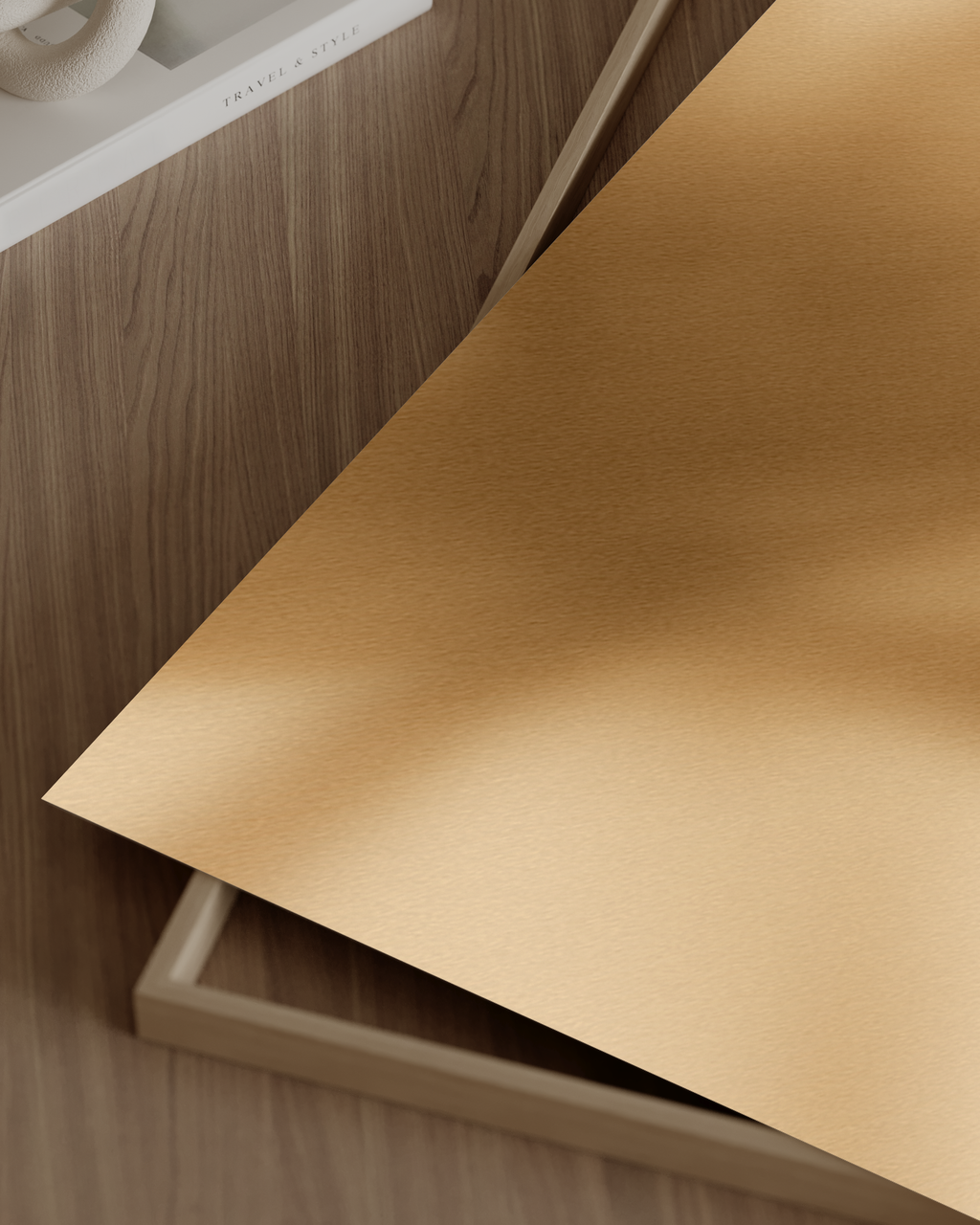 Grain Terracotta | Closeup Ochre Flower
