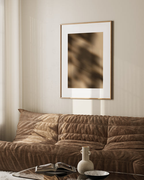 Blurred Wildness | Deep Brown Art