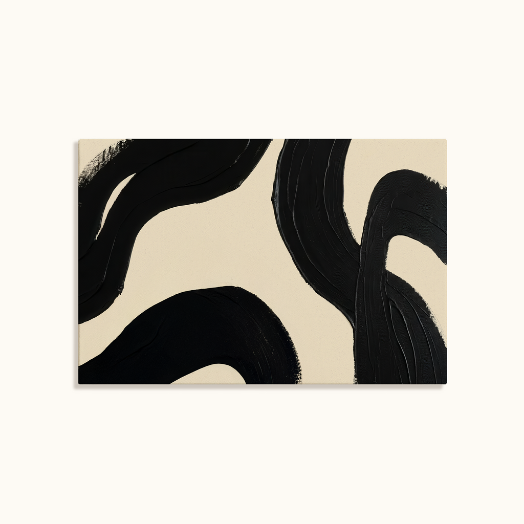 Black Flow | Canvas Print