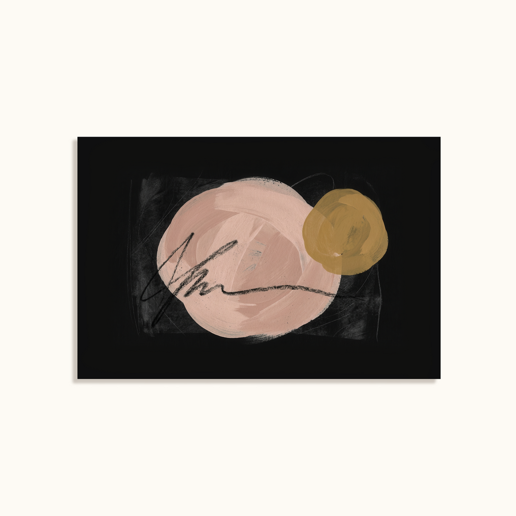 Blush in the Dark | Canvas Art Print