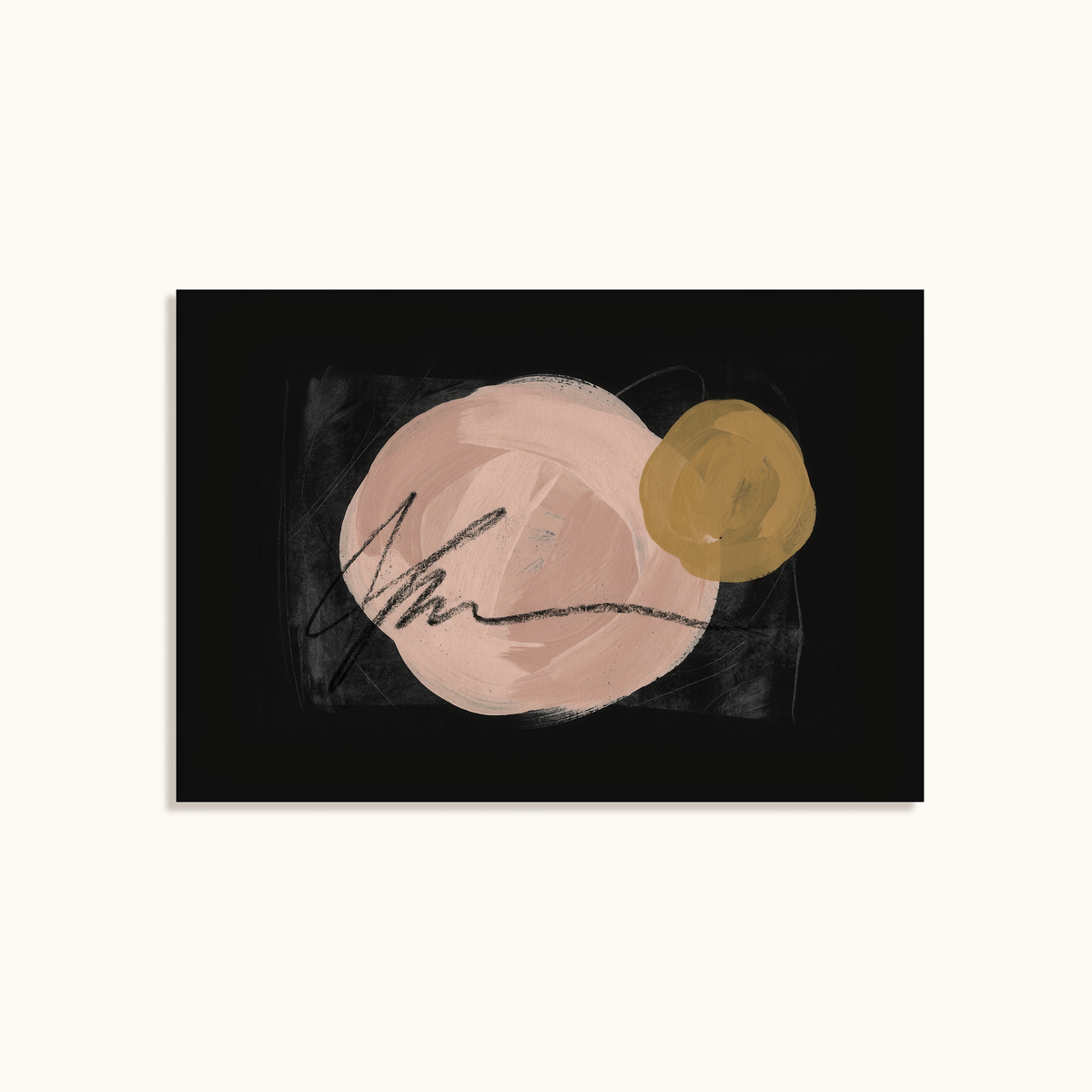 Blush in the Dark | Canvas Art Print