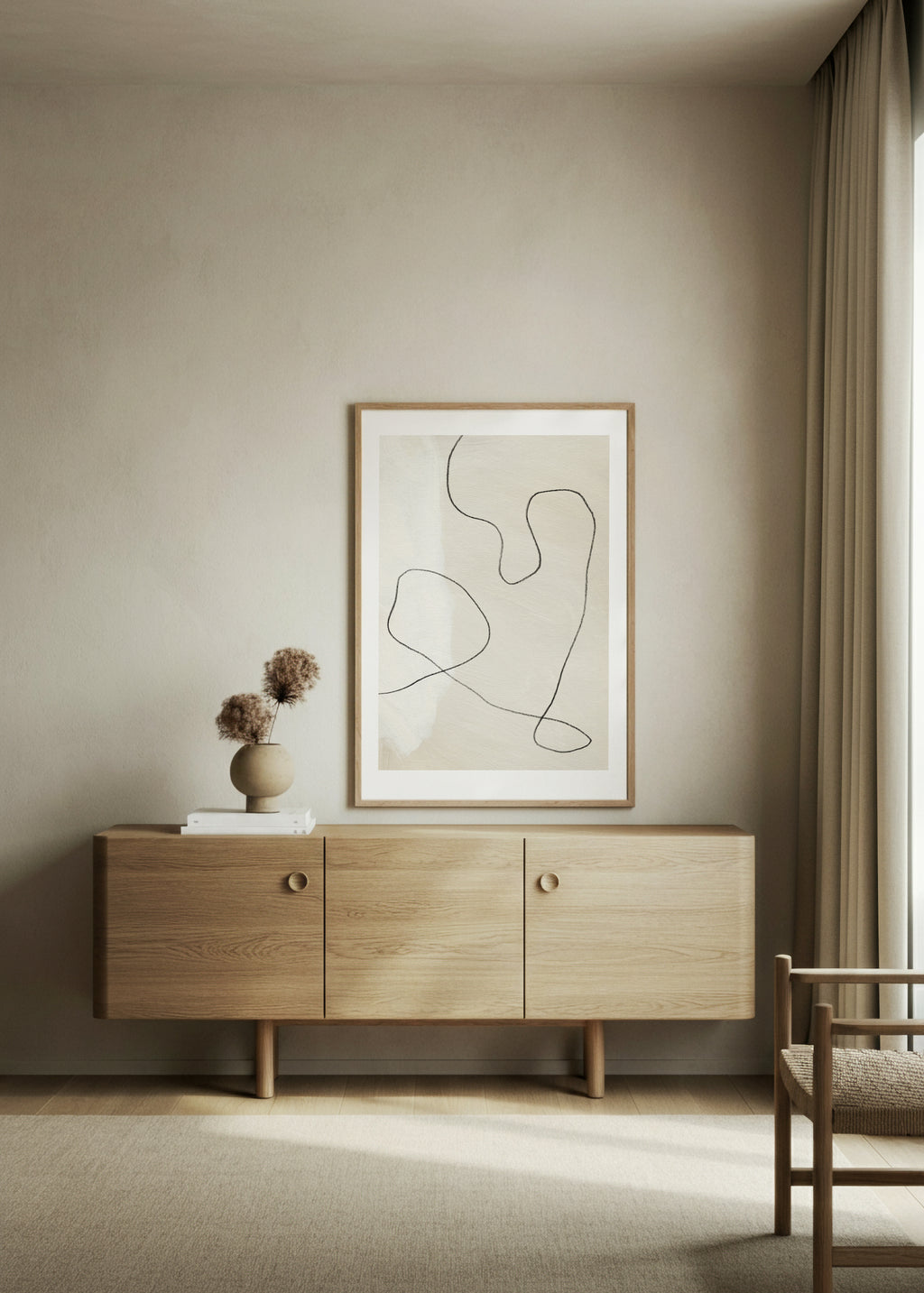 Flow Line |  Simple Art Print