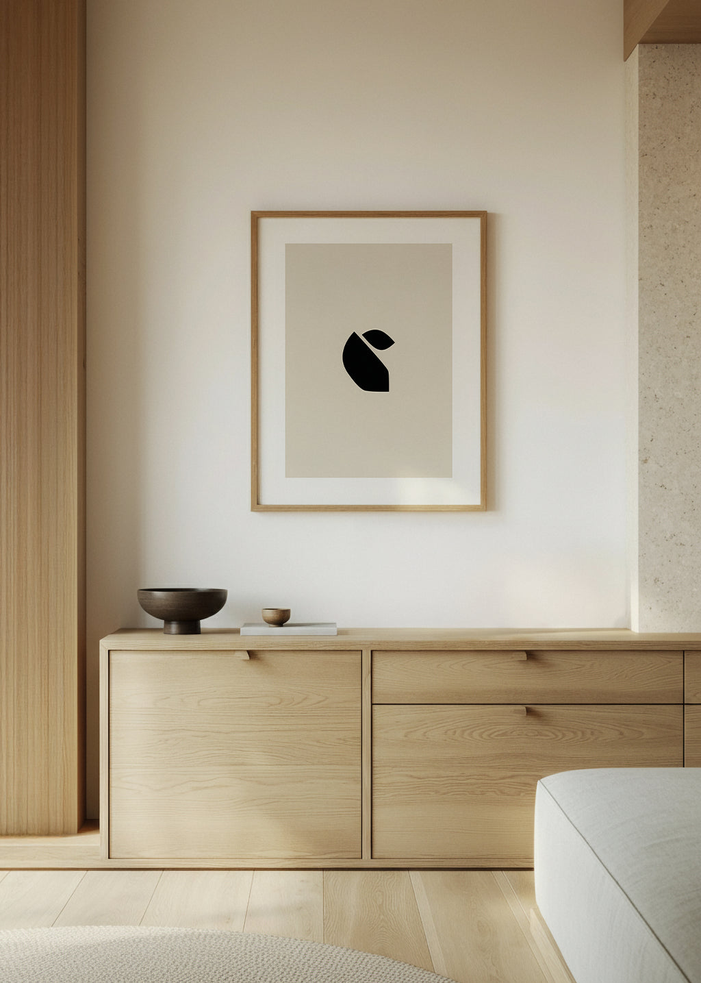 Geometric Leaf | Abstract Minimalist Art