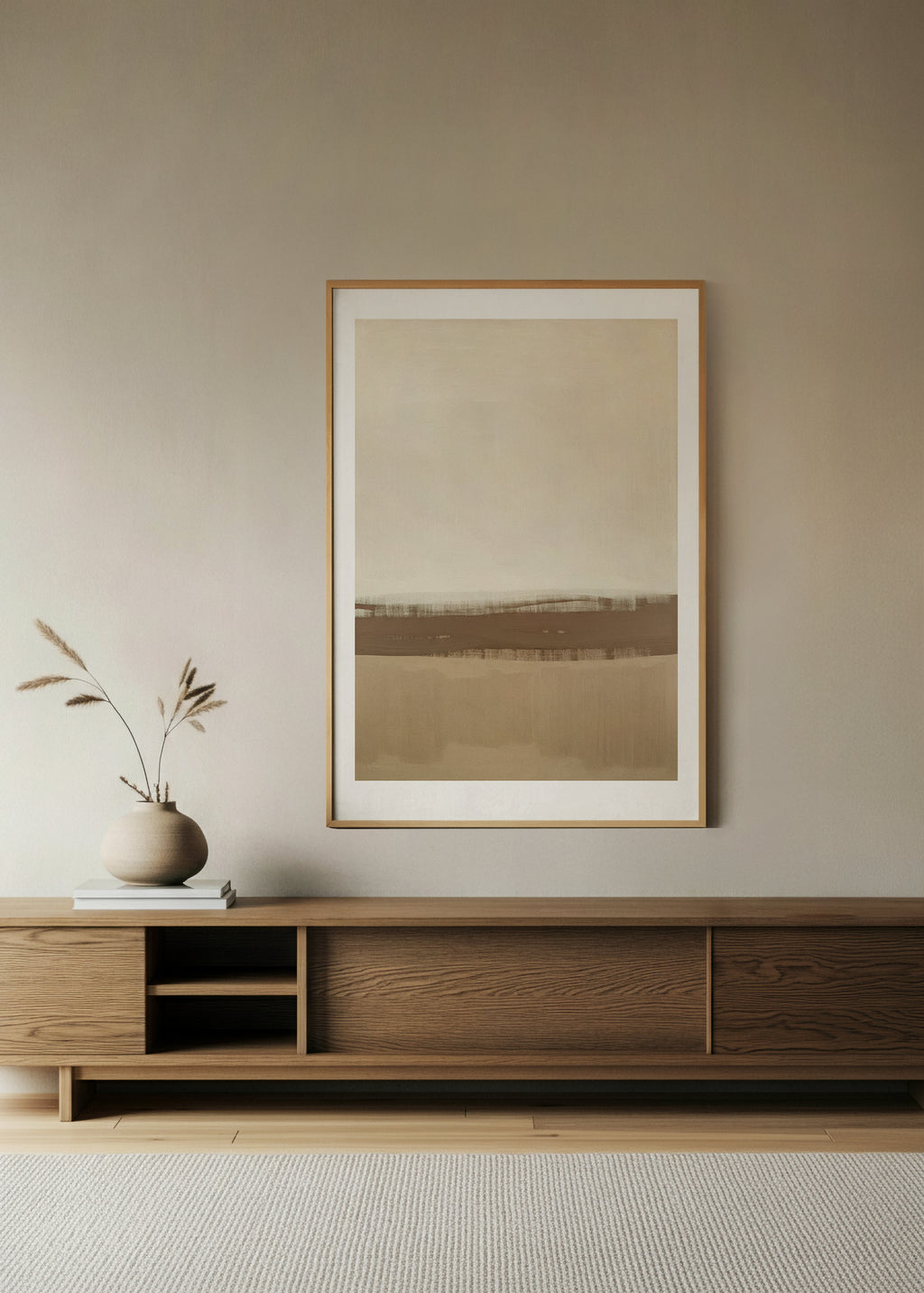 Resting Field | Horizon Art Print